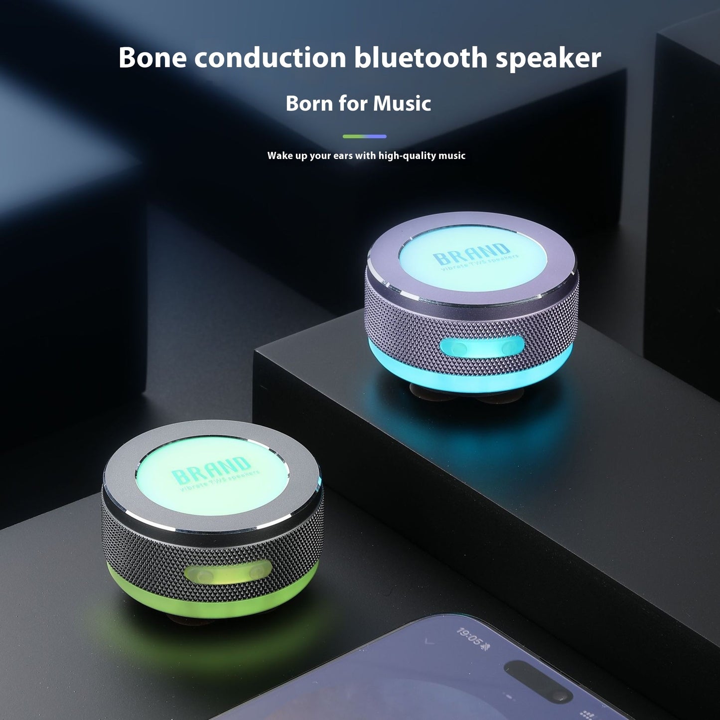 Wireless Bone Conduction Speaker - Turn Any Surface to Loud Speakers